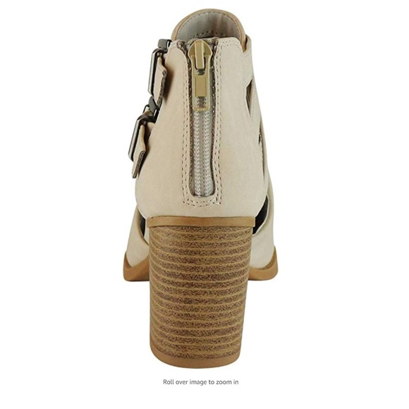 NIB Closed Toe Crisscross Ankle Back Zip Bootie, Size 7.5 - Picture 2 of 6